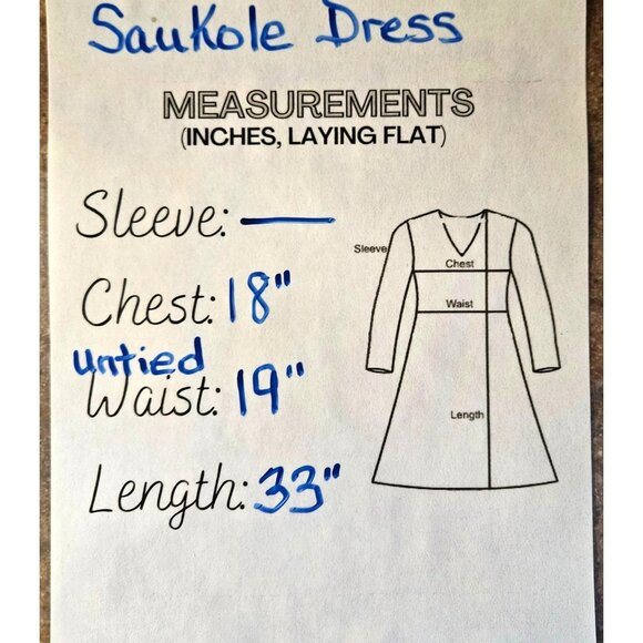 Womens Striped Sleeveless Dress Keyhole Neck & Drawstring Waist Size M Casual - Picture 11 of 11